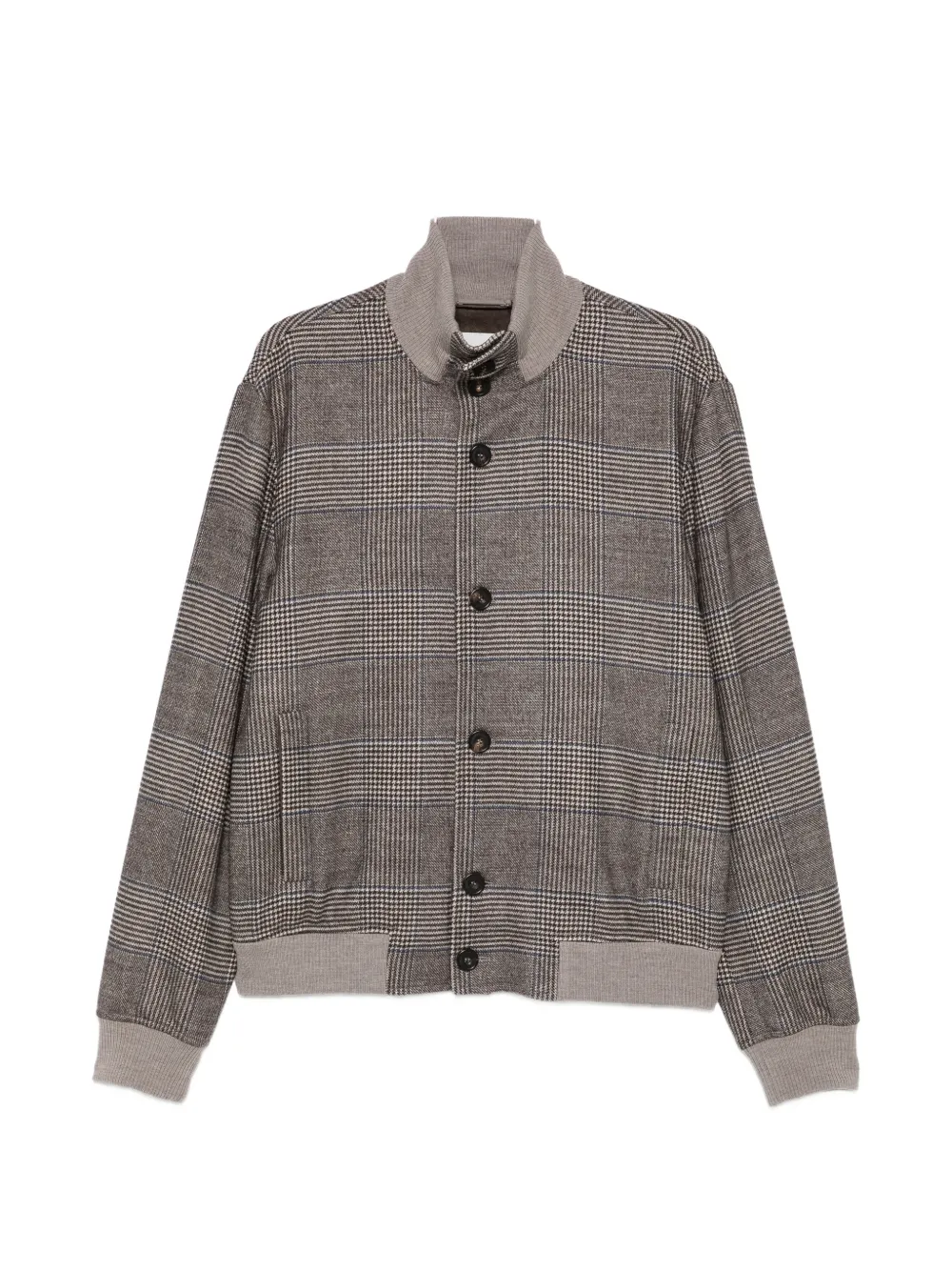 Jacob Cohën Prince of Wales check wool jacket - Brown