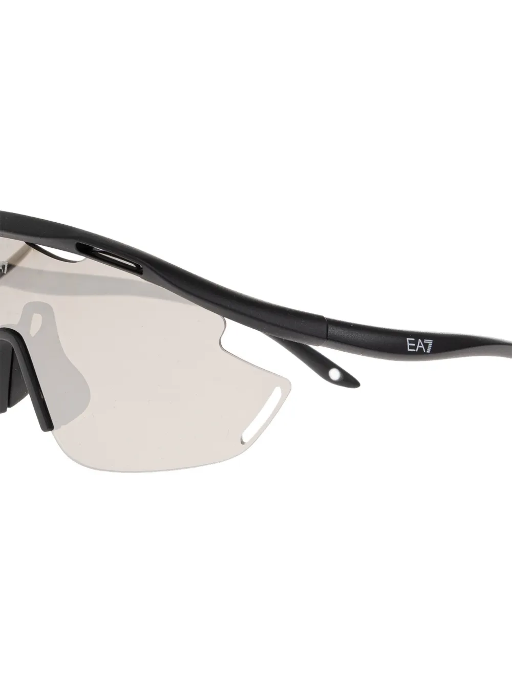Oakley × EA7 Emporio Armani Rycer Pro geometric-frame sunglasses Zwart