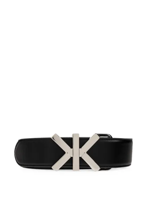 Kenzo Double K logo-plaque reversible belt