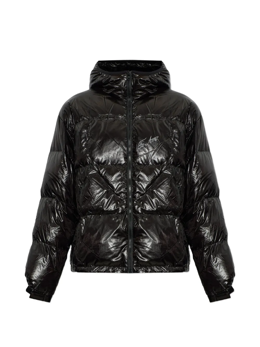 CARNE BOLLENTE hooded padded jacket