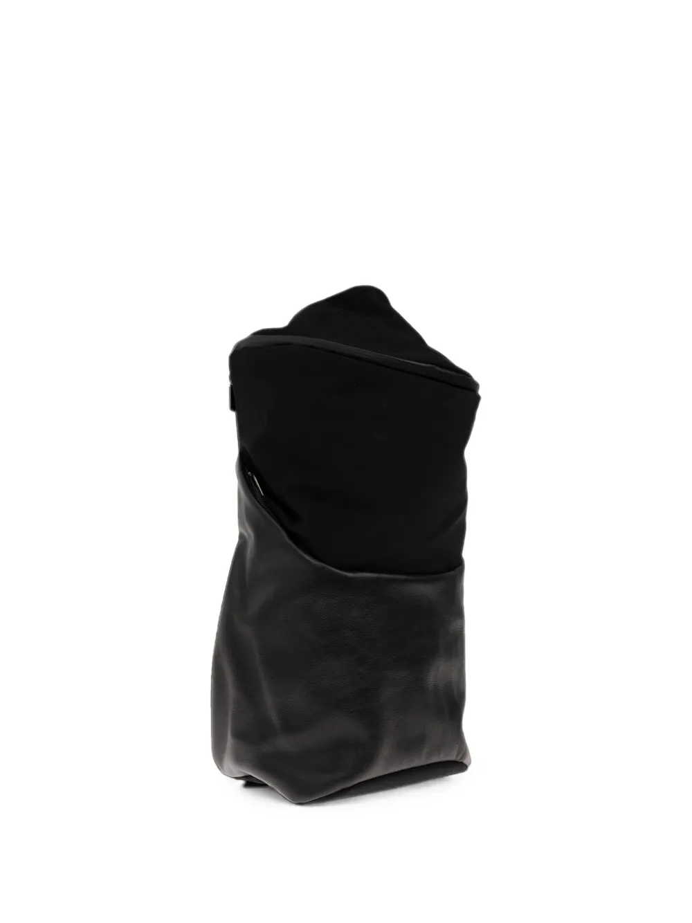 Yohji Yamamoto GB/LEA/NY-B Drape panelled backpack