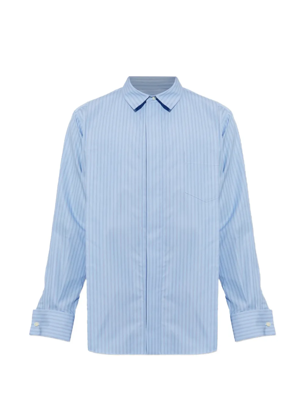 sacai striped shirt