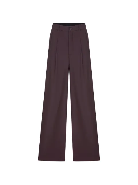 MEGUSTA  pleated high-waisted trousers