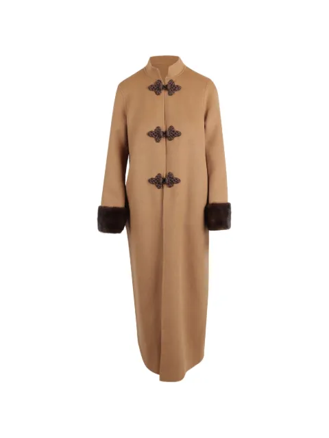 PHILIPPA 1970 Harriet faux-fur trim coat