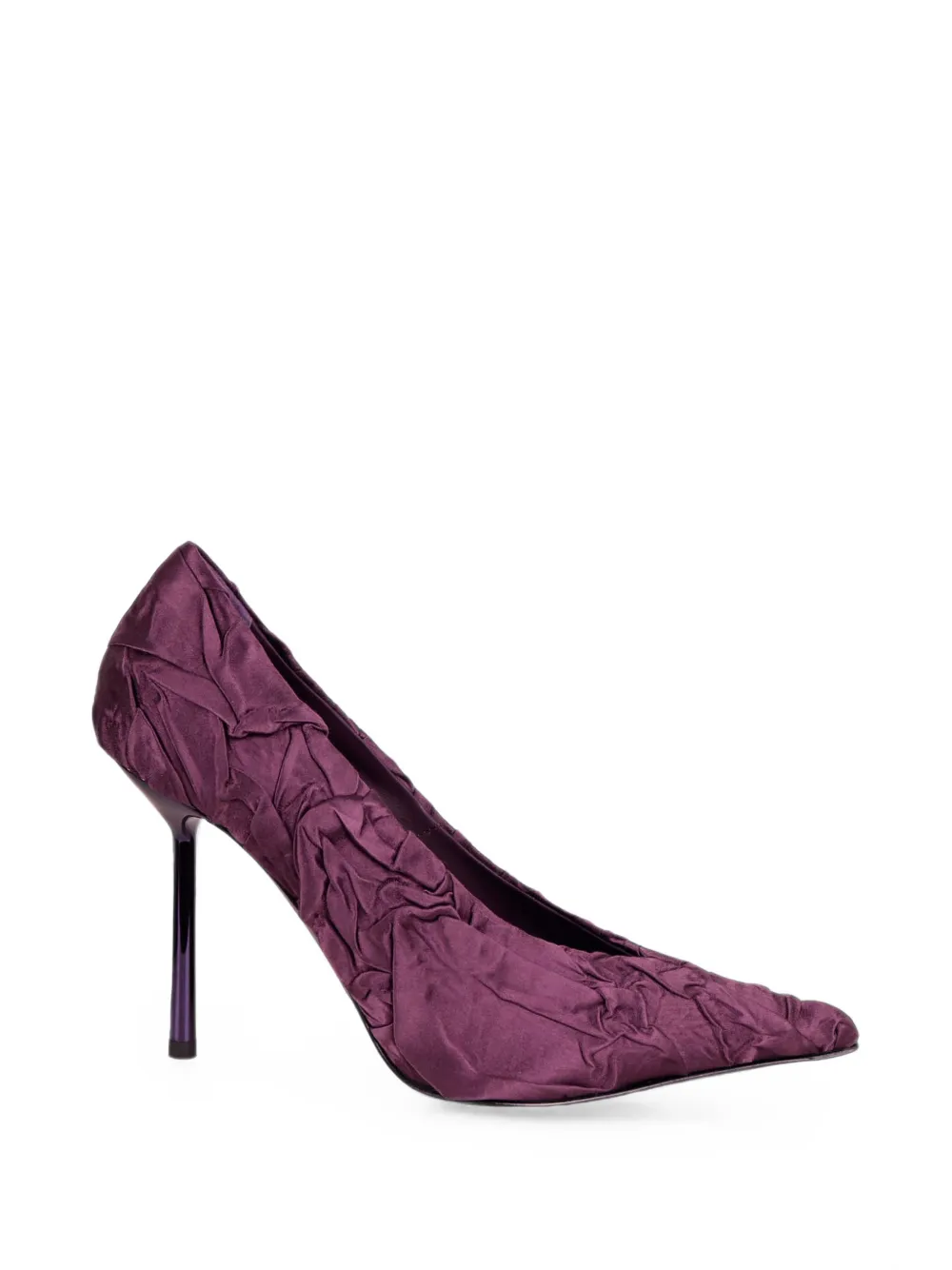 Le Silla crinkled-effect pointed-toe pumps - Viola