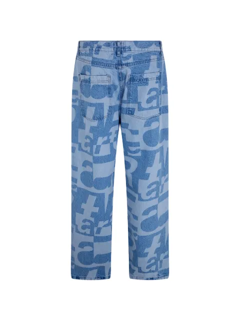 Arte Antwerp all-over logo-print jeans