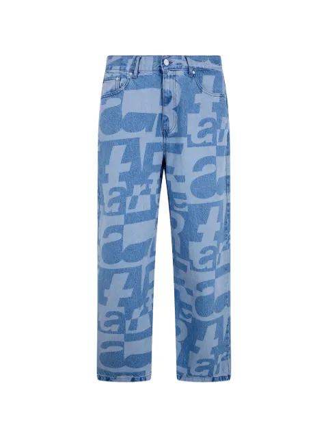 Arte Antwerp all-over logo-print jeans