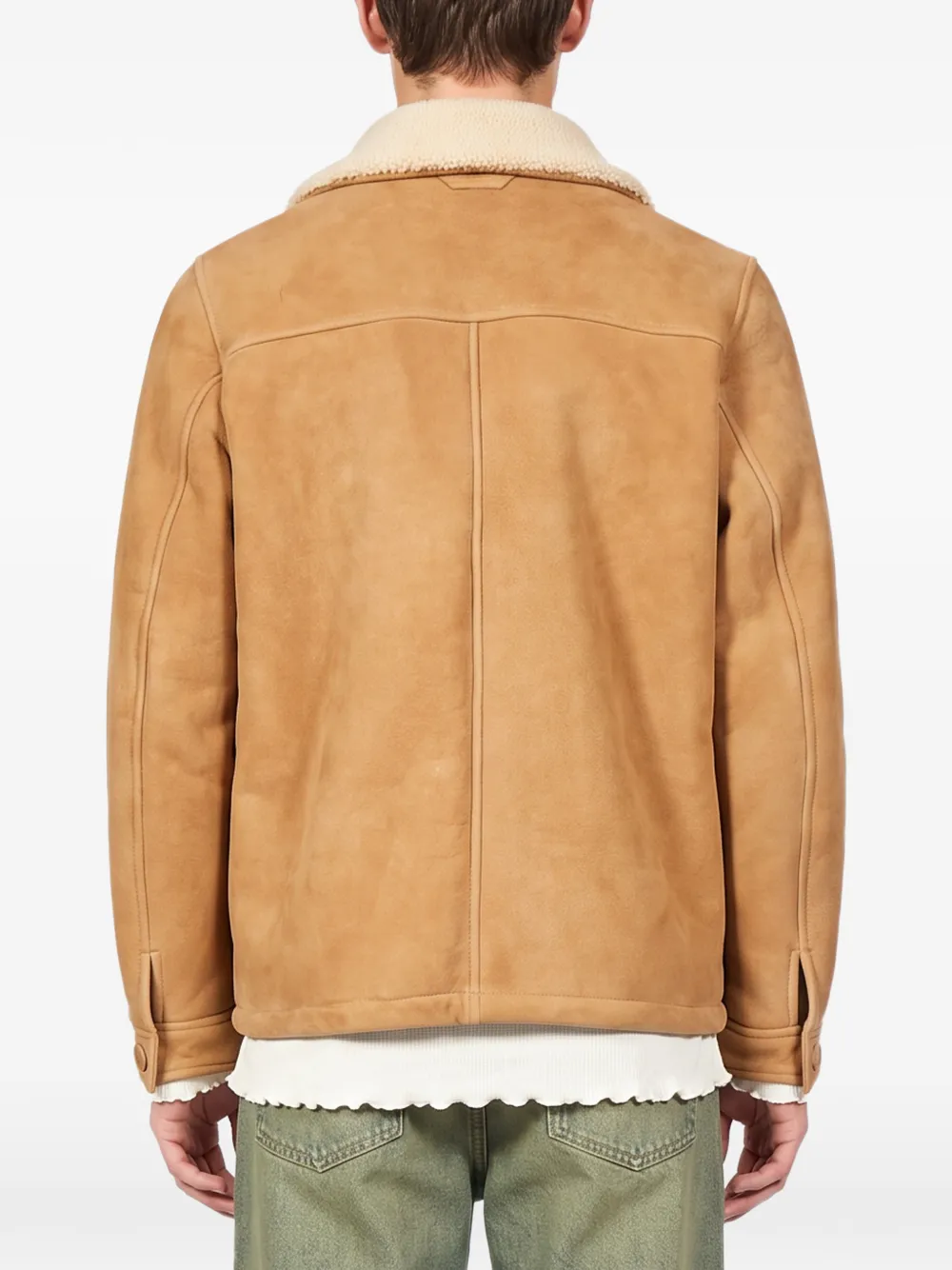 Salvatore Santoro Jack met knoopsluiting Bruin