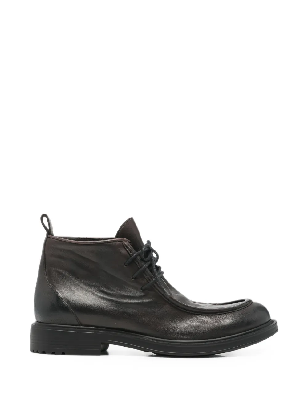 Leqarant X Jp/david Lace-up Leather Ankle Boots In Multi