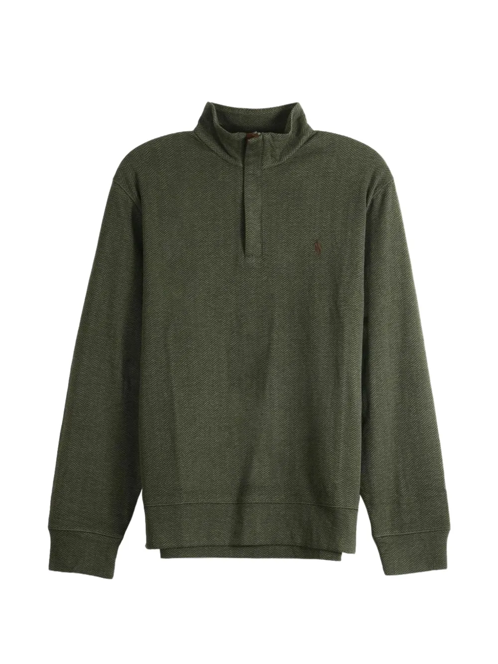 Polo Ralph Lauren Sweater met korte rits Groen