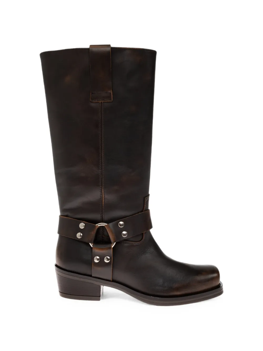 Posa Texas harness leather boots