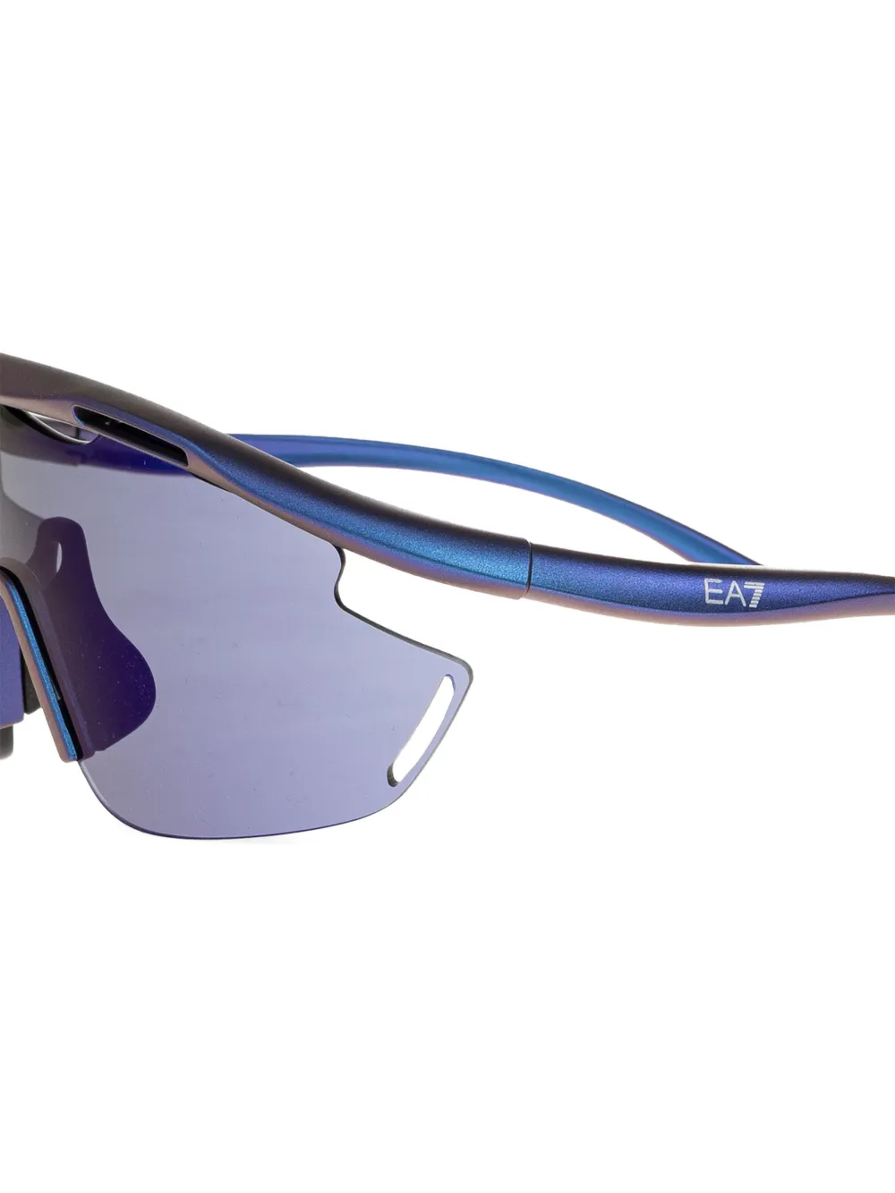 Oakley x EA7 Emporio Armani Rycer Pro geometric-frame sunglasses Blauw