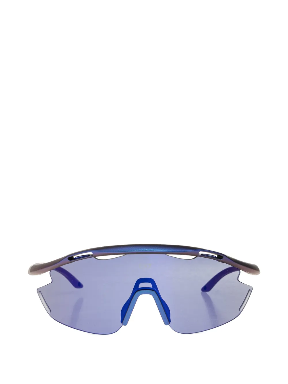 Oakley x EA7 Emporio Armani Rycer Pro geometric-frame sunglasses - Blau
