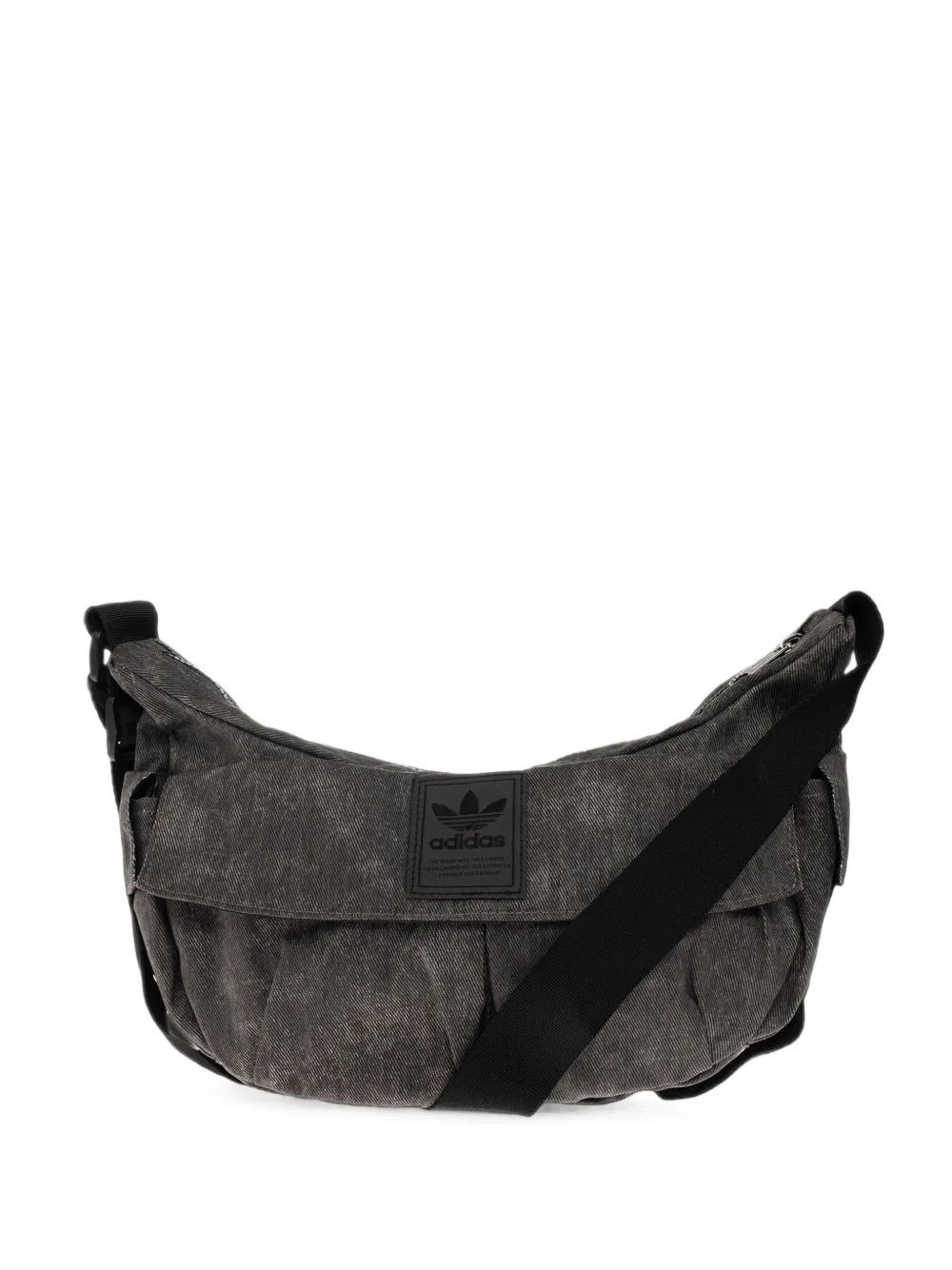 adidas Borsa messenger con applicazione - Nero