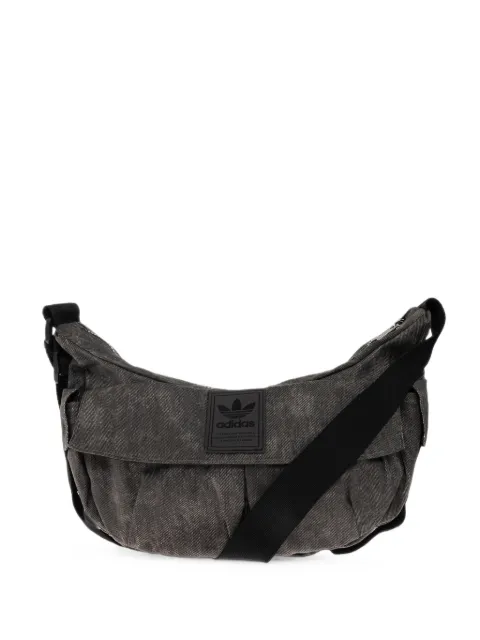adidas logo-patch messenger bag