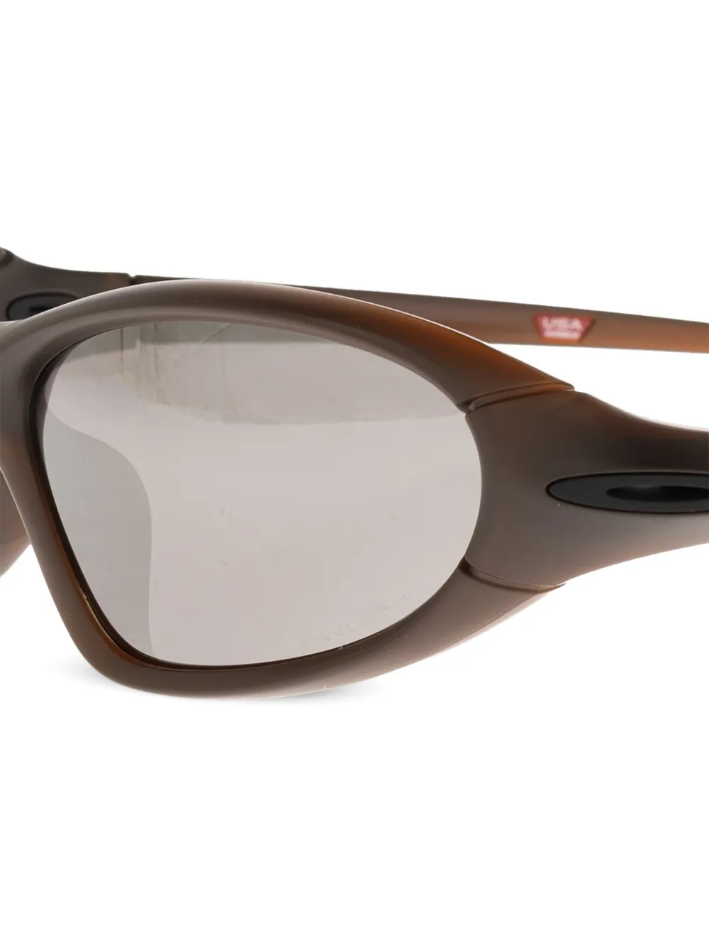Oakley Portal Jacket zonnebril met geometrisch montuur Bruin
