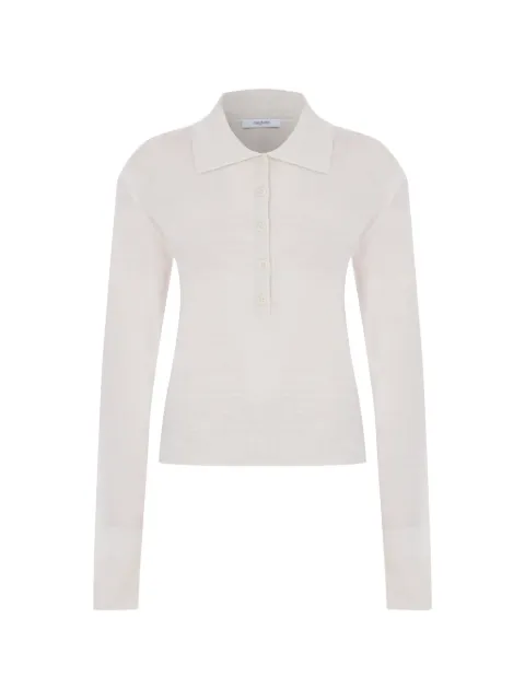 MEGUSTA  padded knit polo shirt