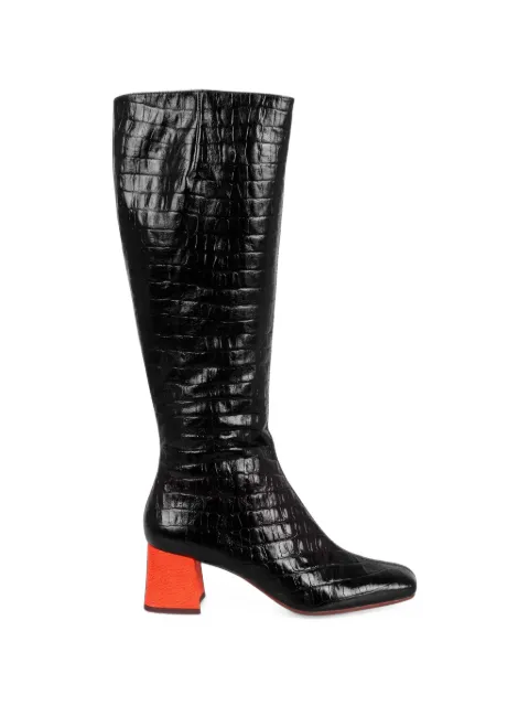 Chie Mihara Voala croc-effect leather boots