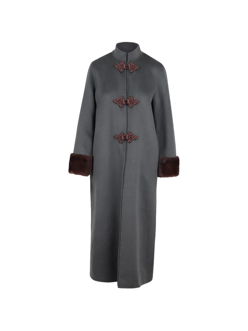 PHILIPPA 1970 Harriet trim coat - Verde