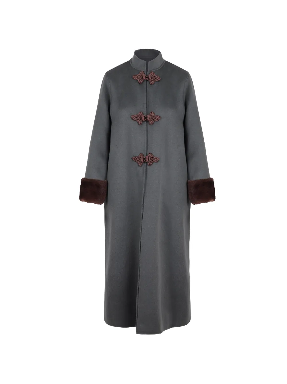 PHILIPPA 1970 Harriet trim coat - Verde