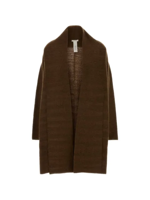 The Row chocolate cashmere-blend Novaan cardigan