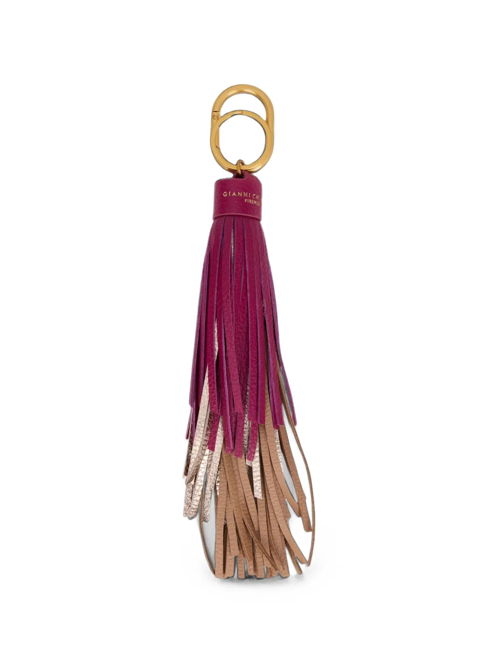 GIANNI CHIARINI tassel leather keychain