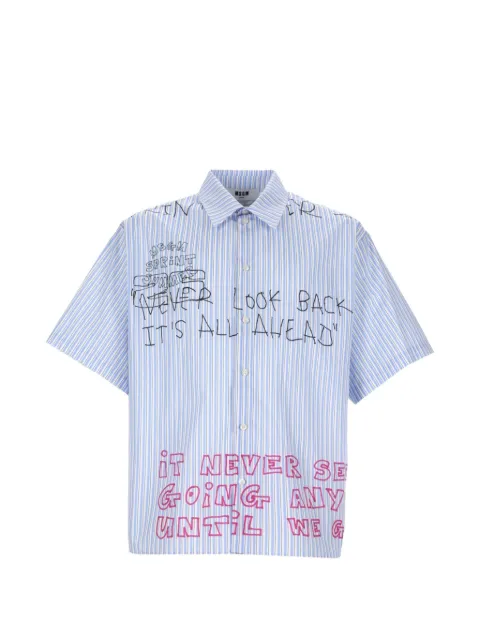 MSGM Camicia a righe