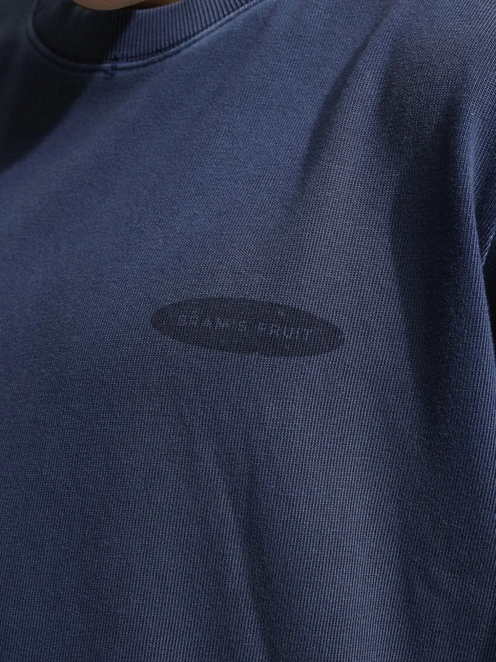 Bram s Fruit slogan-print cotton T-shirt Blauw