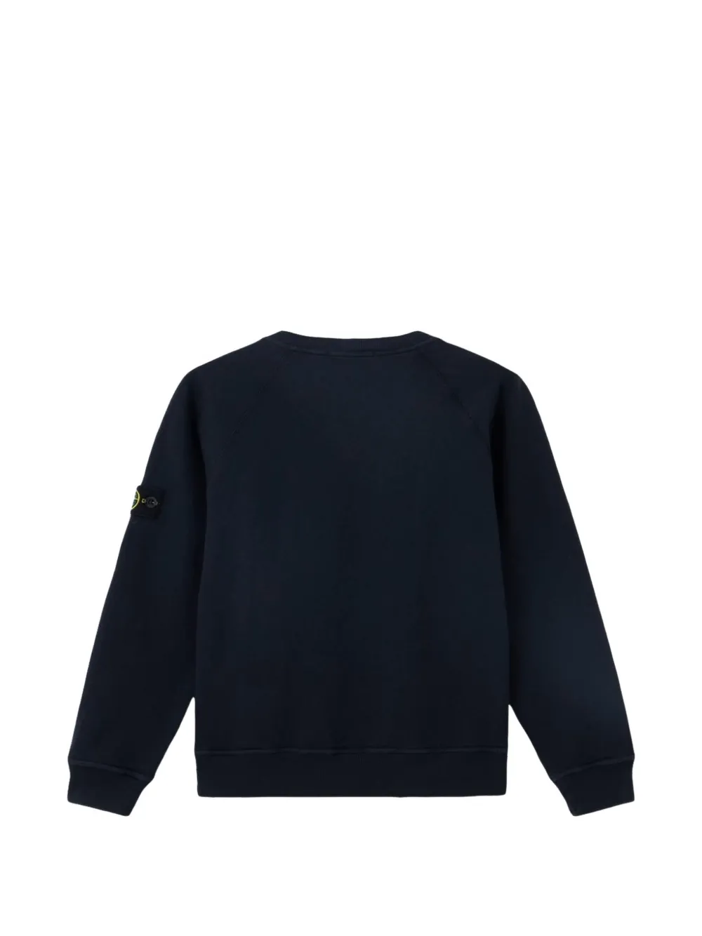 Stone Island Junior Trui met Compass-logopatch Zwart