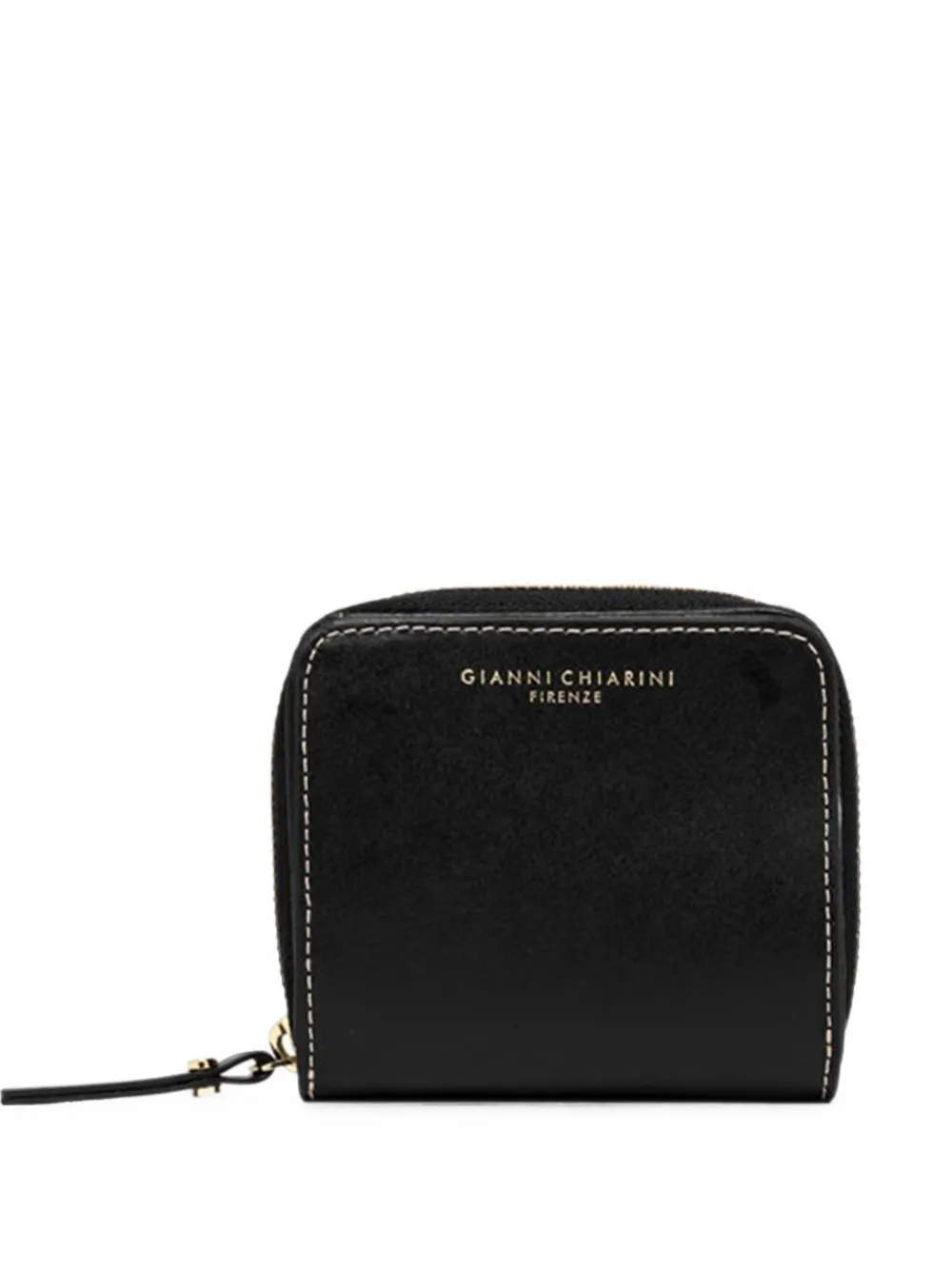 GIANNI CHIARINI contrast-stitch leather wallet