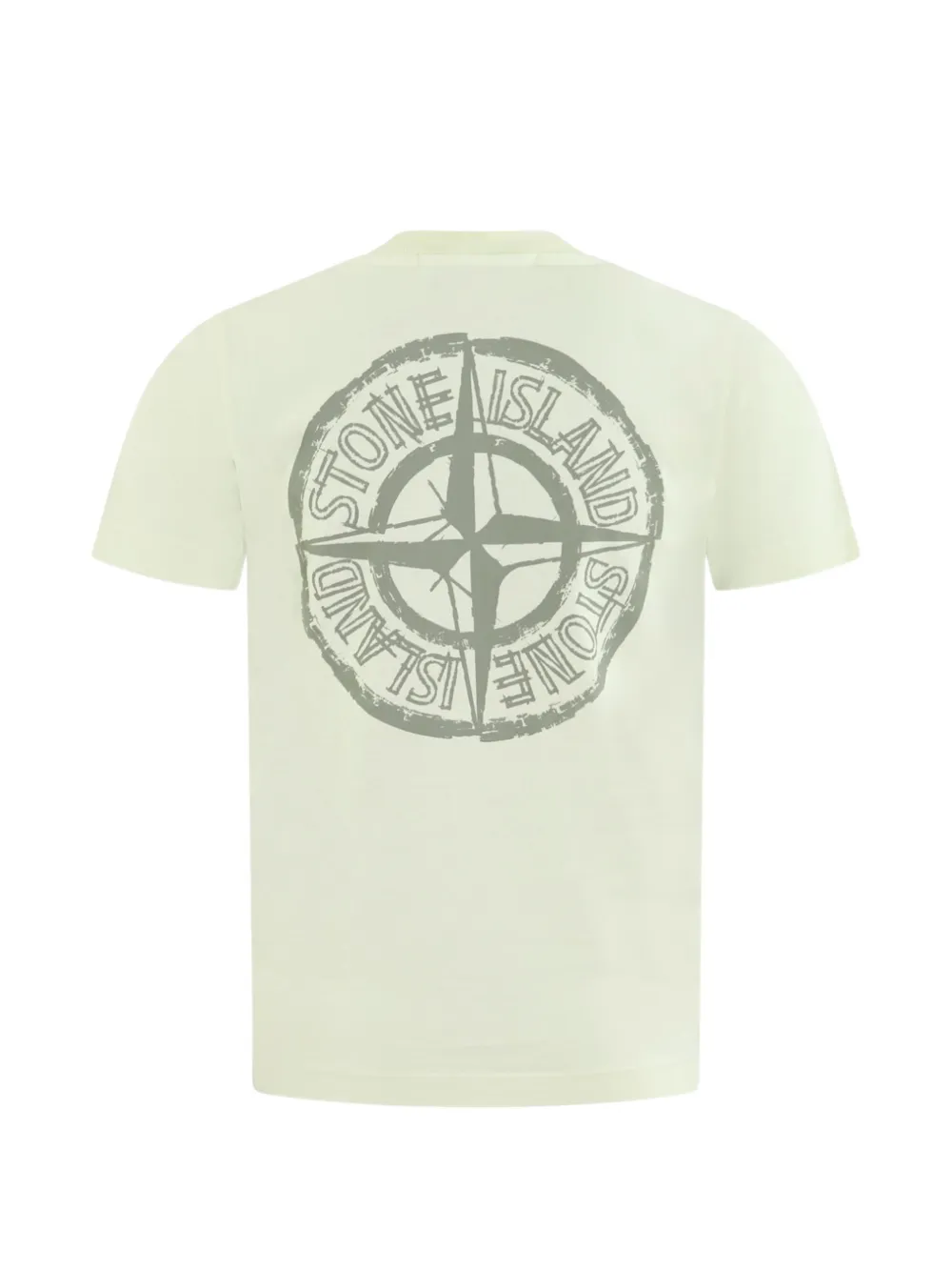 Stone Island Junior T-shirt met logoprint Beige