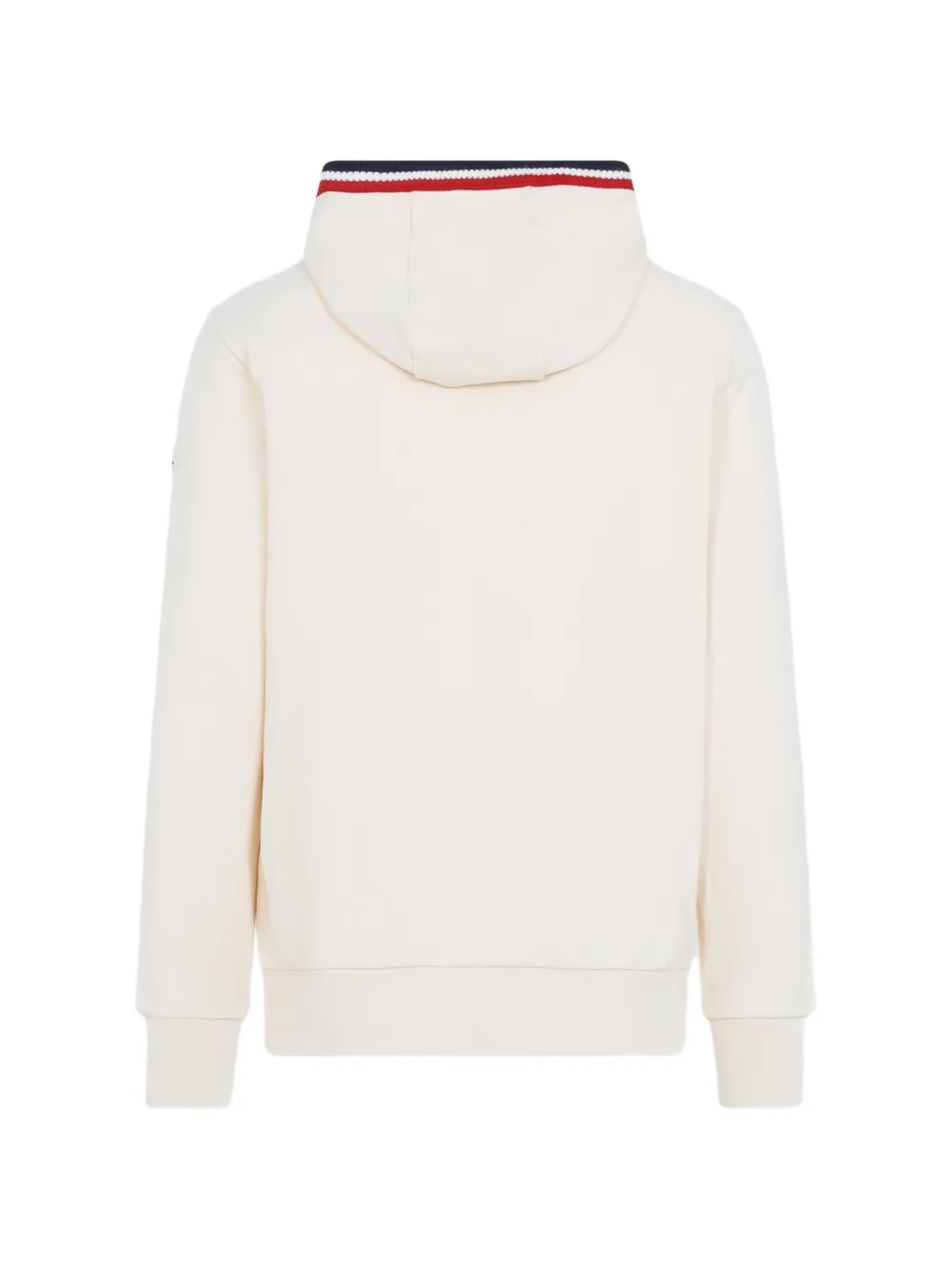 Moncler Hoodie met gestreepte afwerking Wit
