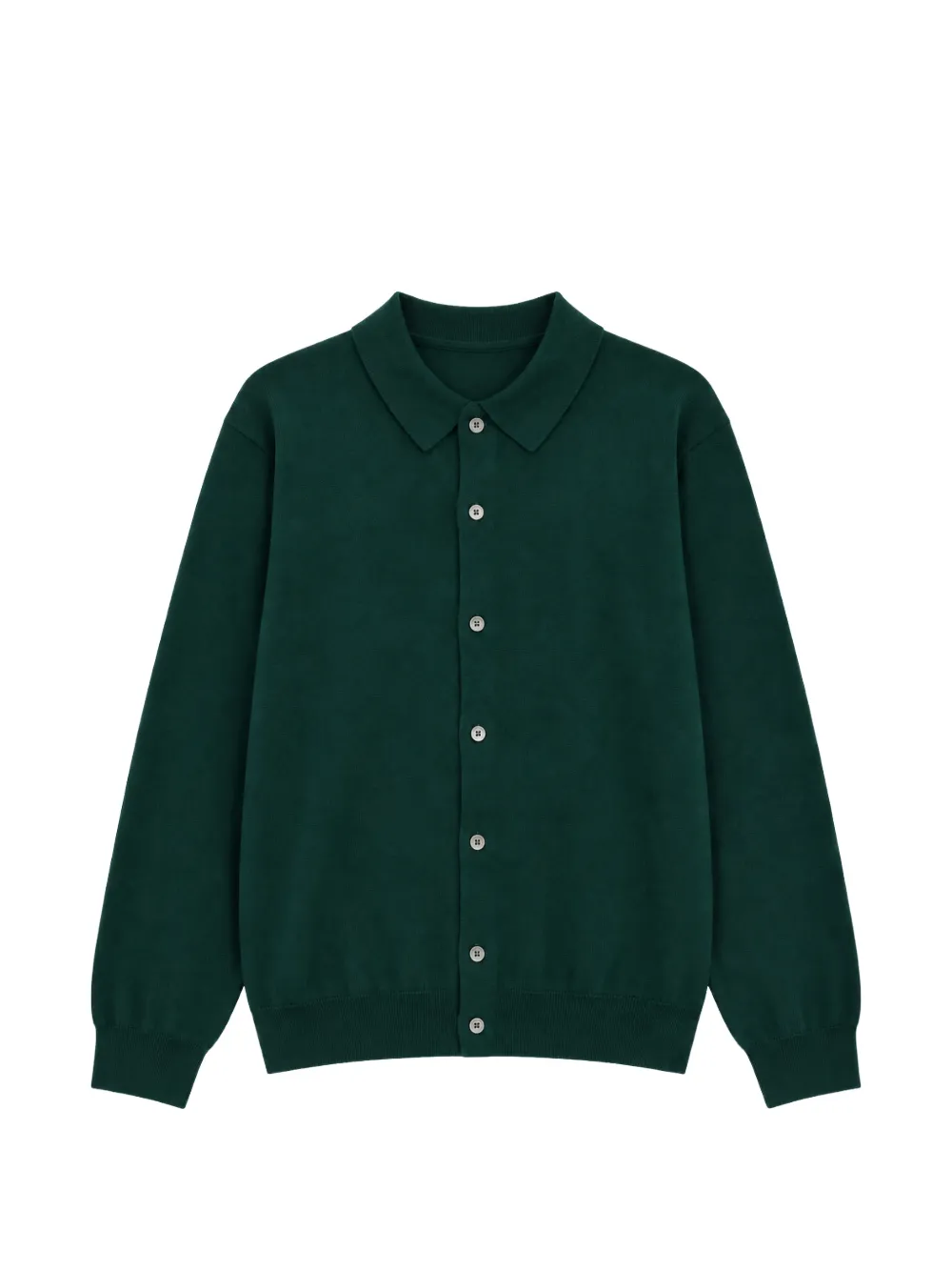 ASPESI button-down polo cardigan - Verde