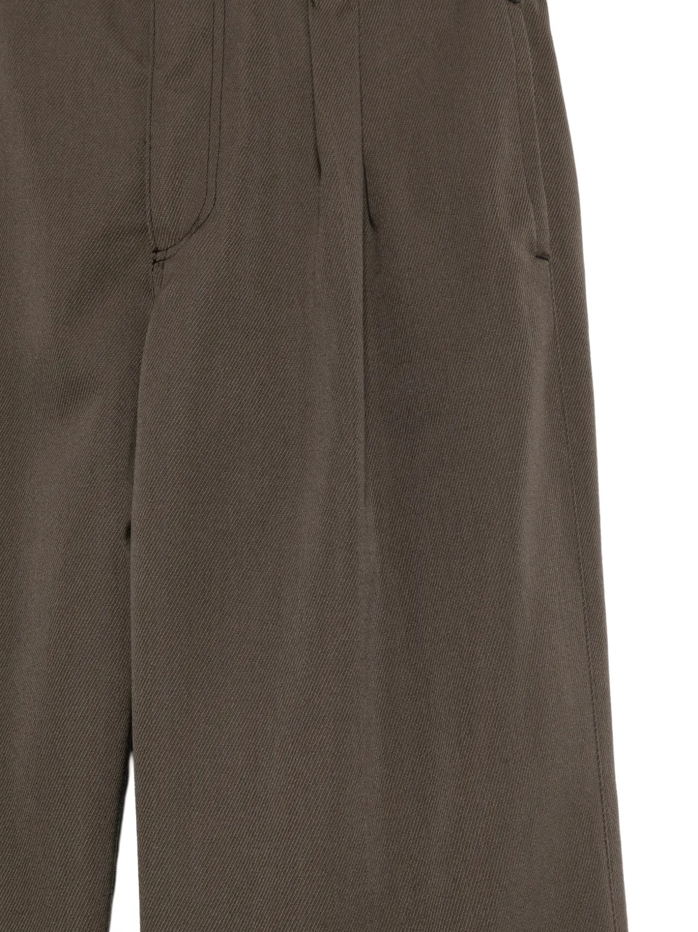 Paul Smith Broek van wollen twill Bruin
