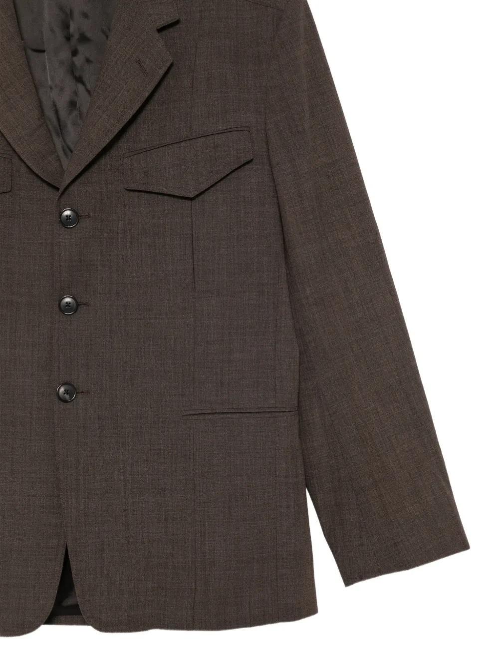 Paul Smith Blazer met klepzakken op de borst Bruin