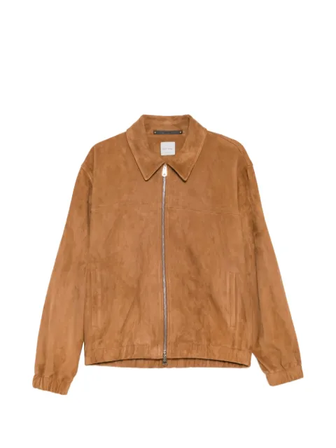 Paul Smith two-way zip leather jacket 