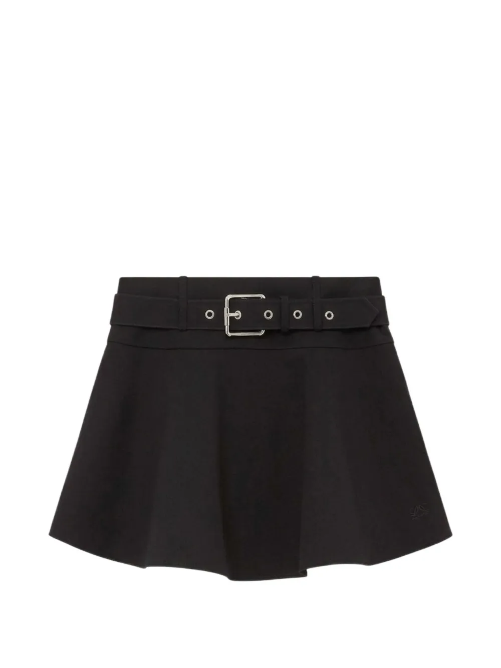 LOEWE belted flared mini skirt