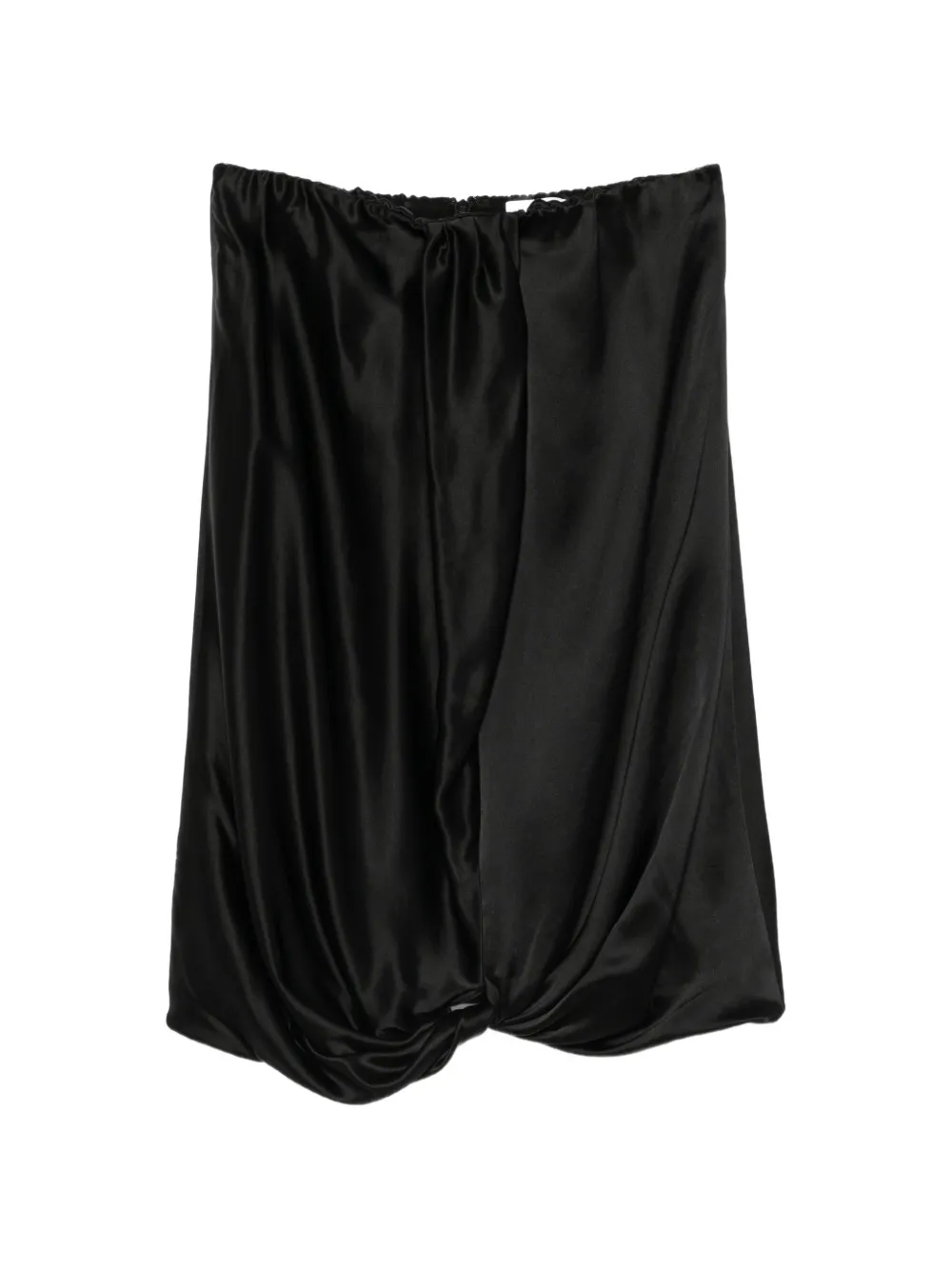 7 For All Mankind robe-bustier courte à ourlet cintré - Noir