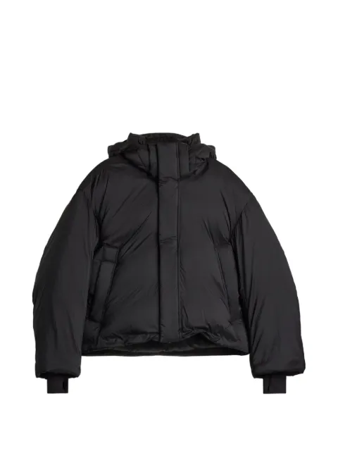 Y-3 hooded padded jacket