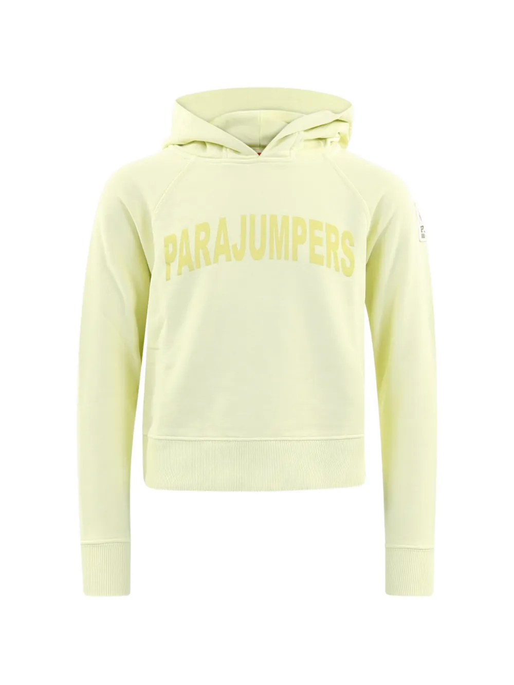 Parajumpers Kids logo-print raglan-sleeve hoodie - Jaune