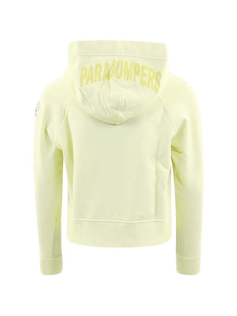 Parajumpers Kids logo-print raglan-sleeve hoodie Geel