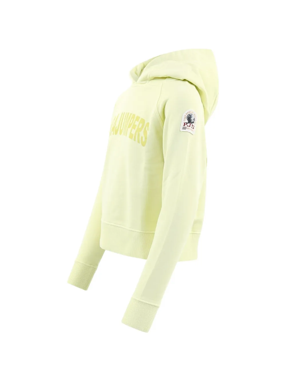 Parajumpers Kids logo-print raglan-sleeve hoodie Geel