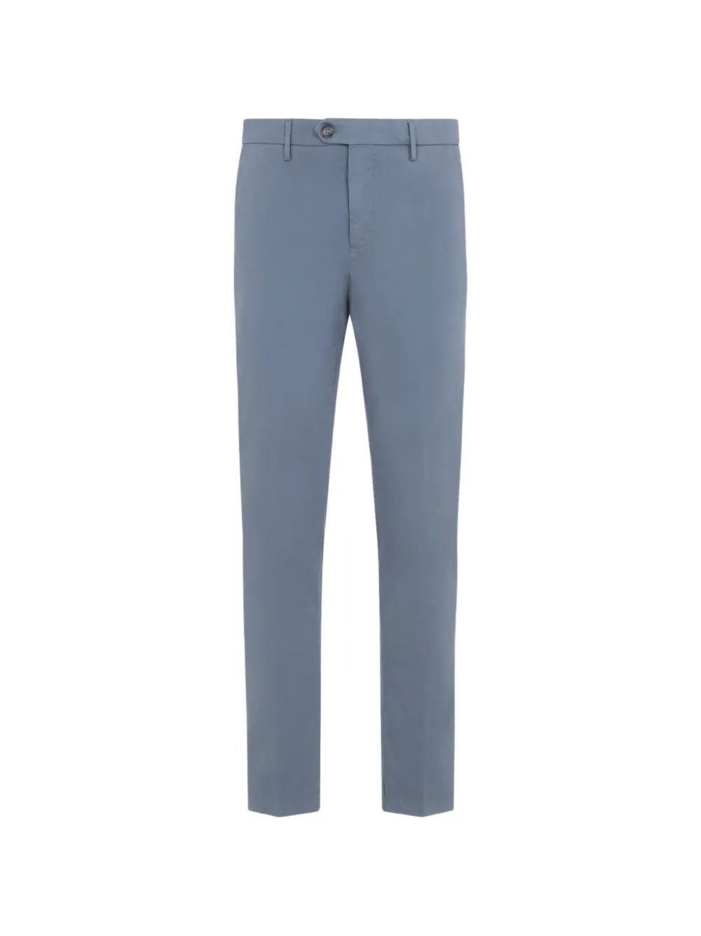 Canali straight-leg cotton chino trousers - Bleu Canali straight-leg cotton chino trousers - Bleu