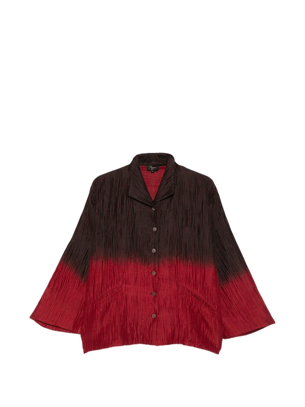 RAGA gradient-effect crinkled jacket