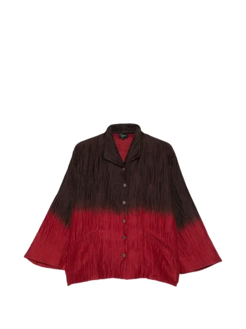 RAGA gradient-effect crinkled jacket