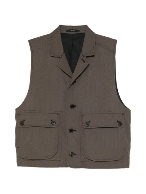 Paul Smith twill vest jacket