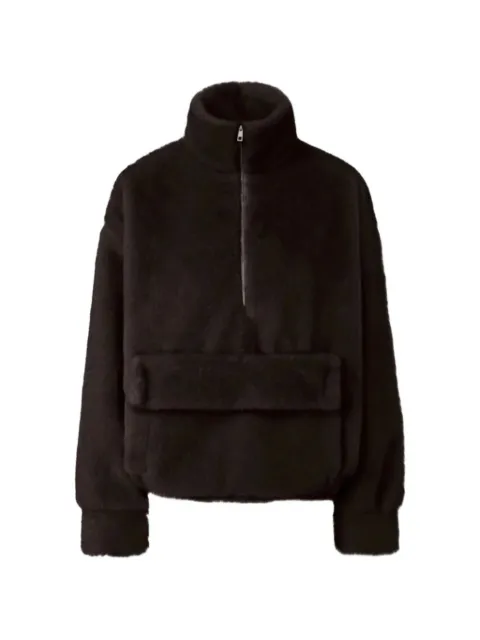 Halfboy faux-fur quarter-zip jacket