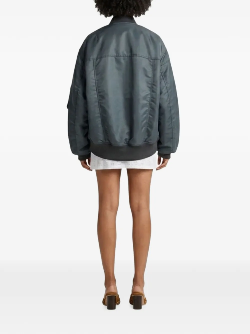 JW Anderson button-up bomber jacket Grijs