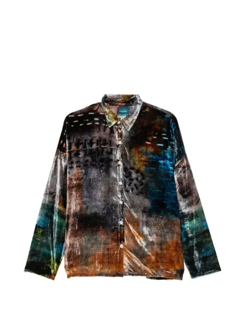 YAVI abstract-print jacket