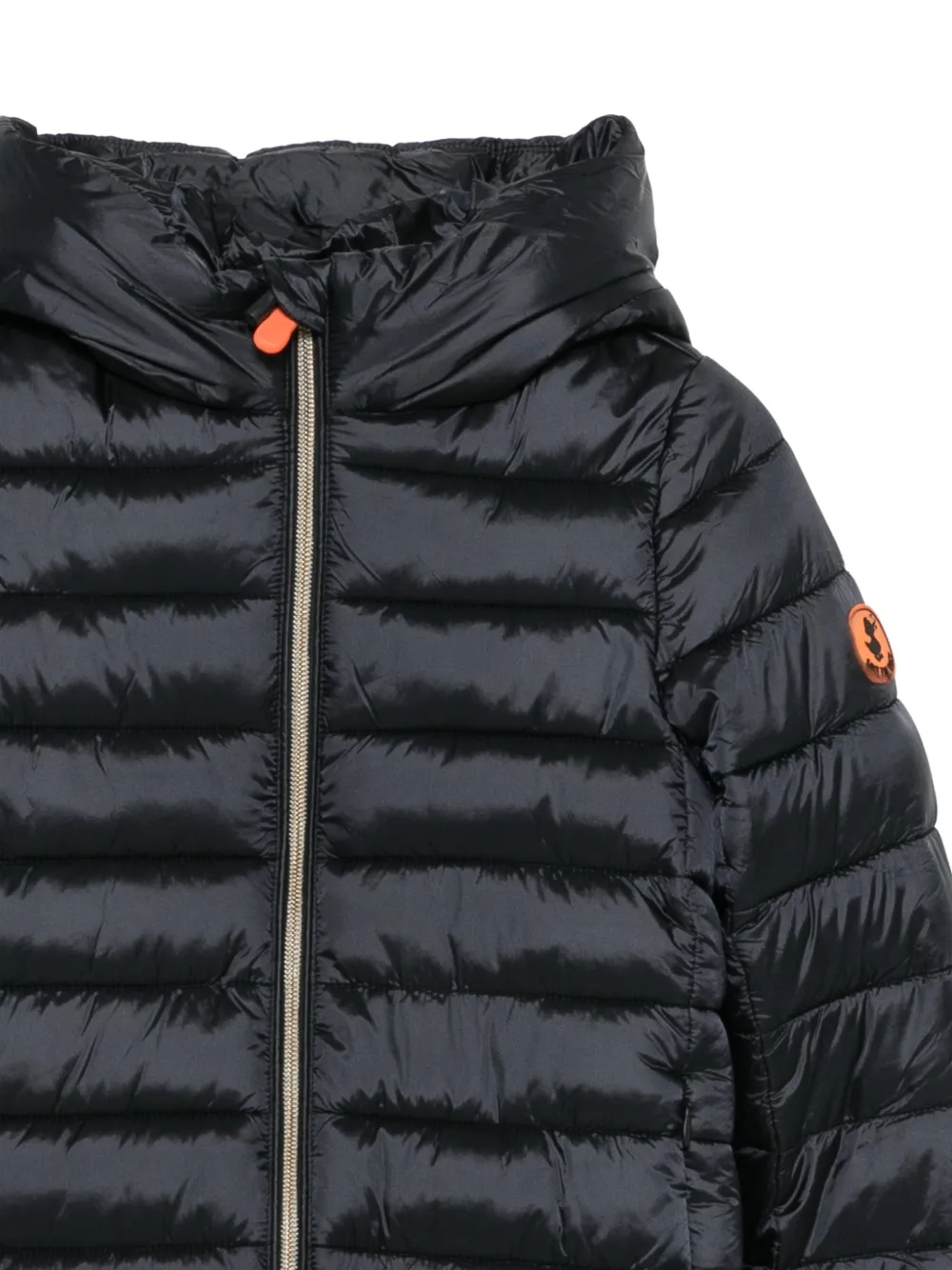 Save The Duck Kids Donsjack met capuchon Zwart